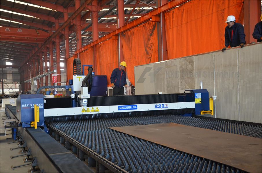 Qingdao KXD Steel Structure Co., Ltd línea de producción del fabricante