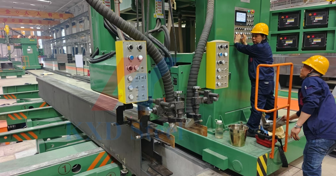 Qingdao KXD Steel Structure Co., Ltd línea de producción del fabricante