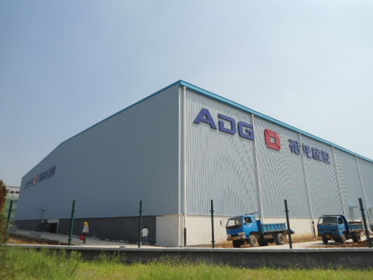 Taller de estructuras prefabricadas de acero pesado con estructura de acero