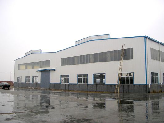 Edificio prefabricado industrial de acero, sección H, estructura de acero