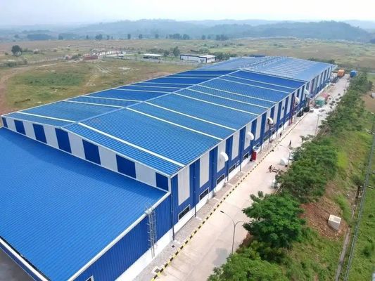 Fabricación de estructuras de acero ligero Construcción de almacenes industriales prefabricados de metal