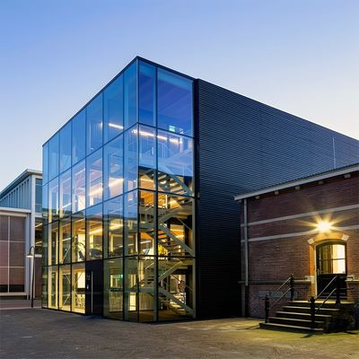 Edificios comerciales prefabricados de metal modulares