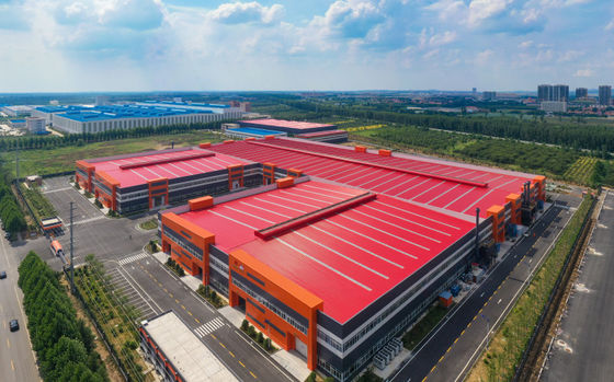 Estructura de acero galvanizado almacén de perno / soldadura conectar almacén de acero prefabricado