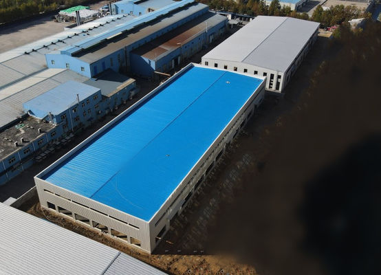 Revestimiento de techo aislado EPS Marco metálico Taller prefabricado Almacén