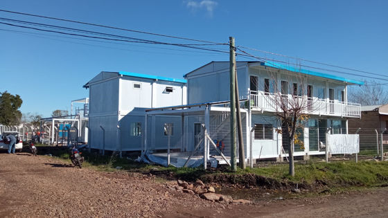 Contenedores de acero modulares prefabricados a medida Casas de acero Edificio estructural