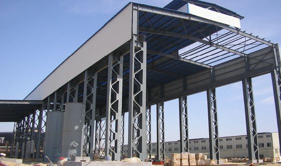 Construcción de edificios de estructuras prefabricadas de acero
