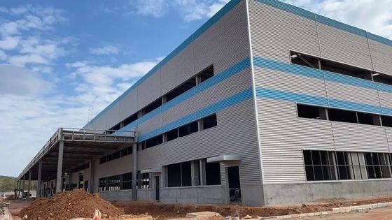 Construcción industrial de acero a medida Almacén Hangar Material de construcción de estructura de acero