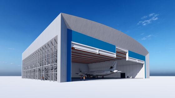 Edificio de acero duradero de varios pisos Construcción estructural de acero pintado o galvanizado