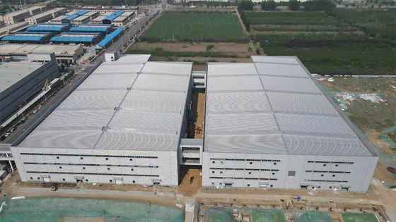 Construcción de estructuras de acero de alta resistencia Prefabricado Sala de exposiciones de estructuras industriales de acero