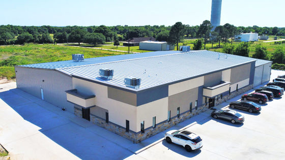 Prefabricado Edificio comercial de acero Casa de metal Almacenamiento Almacén de oficinas