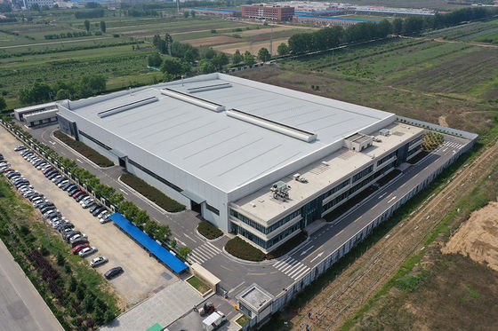 Construcción de estructuras prefabricadas de acero de gran envergadura Edificio de talleres de metal