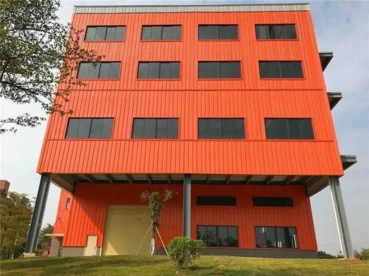 Construcciones prefabricadas de acero de varios pisos Taller de construcción Edificio de ladrillo y acero