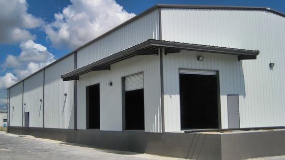 Edificios de almacenes de acero multifuncionales con aislamiento de lana de vidrio EPS