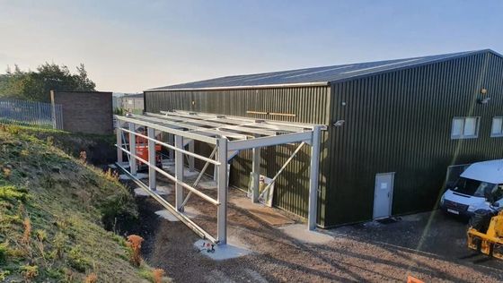 Fábrica Cuadro de espacio metálico Almacén Estructura Peb Edificio comercial