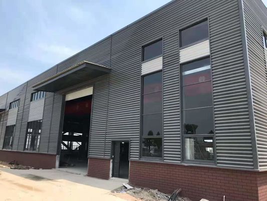 Construcción industrial prefabricada con estructura de acero personalizada
