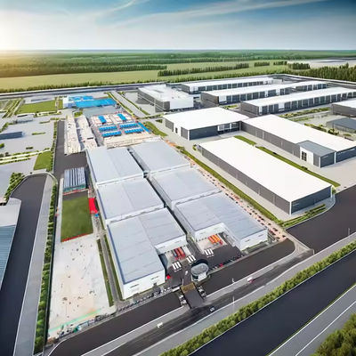 Diseño moderno Estructura de acero industrial Edificio de almacén prefabricado Eficiencia óptima