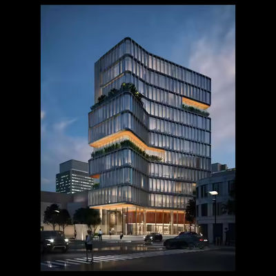 Cuadros de acero galvanizado Edificios de oficinas y hoteles