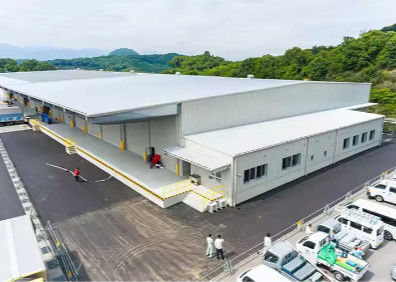 Peso ligero Prefabricación industrial de estructuras de acero Almacenes modernos Taller ligero