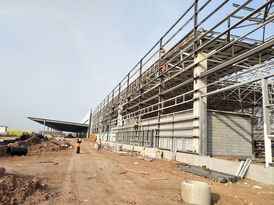 Proyecto de ingeniería pre-comercial estructura de acero industrial almacén de almacenamiento taller