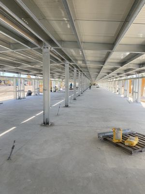 Granero prefabricado de acero almacén de acero a medida Instalación rápida