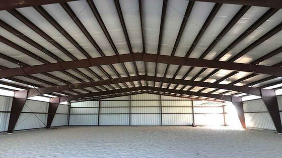 Cuadro de metal económico fácil de montar estructura de acero prefabricada hangar