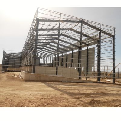 Edificio de estructura de acero portátil de gran altura con diseño de modelo 3D