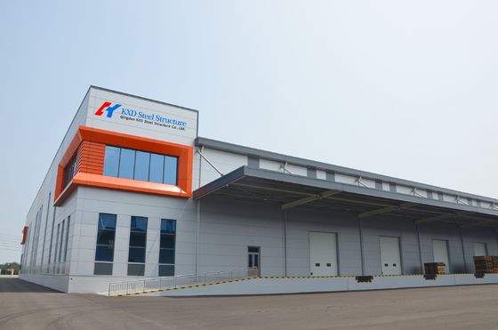 Edificios de oficinas comerciales de acero prefabricados, resistentes al fuego y a los terremotos, instalados rápidamente