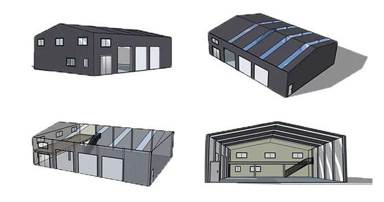 Construcción de talleres de construcción de estructuras de acero prefabricadas a medida