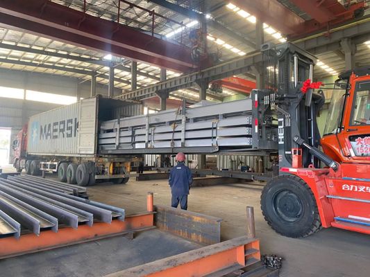 40 Contenedores de carga Edificios prefabricados de acero Instalación directa en el sitio