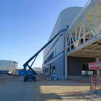 Solución de construcción industrial de alta resistencia pre-diseñada de diseño moderno
