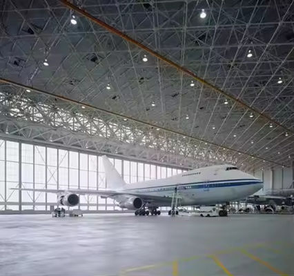 Edificio de estructura de acero moderno y personalizado Taller de almacenes prefabricados Hangar de aviones Edificios de oficinas