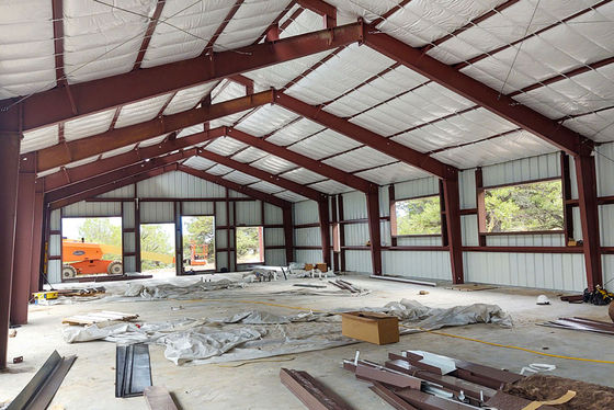 Equipo de almacén de acero 40x60 Barndominium Estructura de acero Edificio de metal