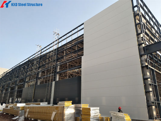 Techo aislado de sandwich prefabricado estructura ligera estructura de acero construcción de almacenes