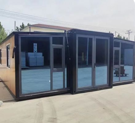 Apartamento de lujo de oficina prefabricado Contenedor de almacenamiento Casas de 2 pisos 2 dormitorios móviles