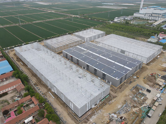 Estructura de acero anticorrosión prefabricada para almacén industrial y taller con certificación