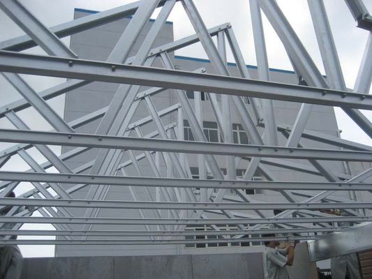 Materiales de construcción de techos de tramos de acero prefabricados para uso industrial