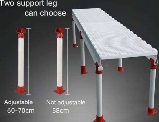 Granja de cabras de plástico con suelo de rejas Casa de engorde Blanco / personalizado