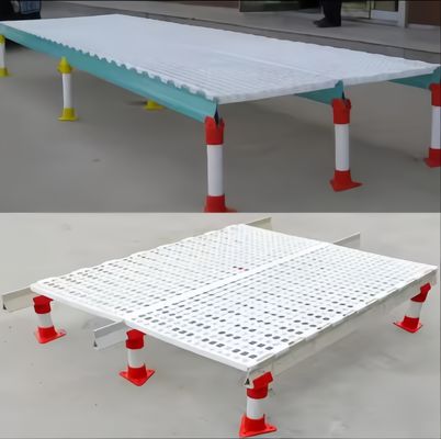 Fácil limpieza de plástico piso de barras de pollo Casa de aves de corral Color personalizado