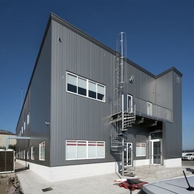 Edificio de oficinas de estructura prefabricada de acero