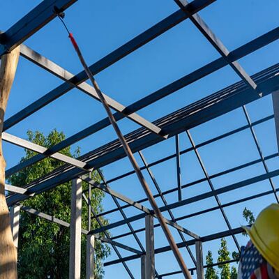 Planta de estructura de acero ecológica de gran envergadura anticorrosiva para uso industrial