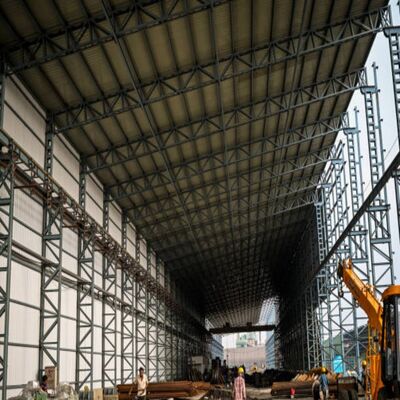Proyecto estructural de acero arquitectónico a medida con fabricación de alta precisión y resistencia a terremotos