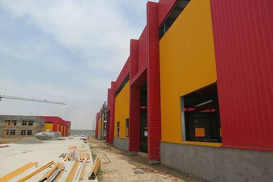 Montaje rápido Estructura de acero prefabricada Conexión de perno de construcción Instalación fácil Comercial industrial