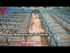 Taller de estructuras prefabricadas de acero de alta resistencia fábrica prefabricada industrial