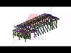 Almacén de estructura de acero 3D Tekla
