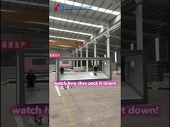 Casa contenedor plegable - Instalación rápida